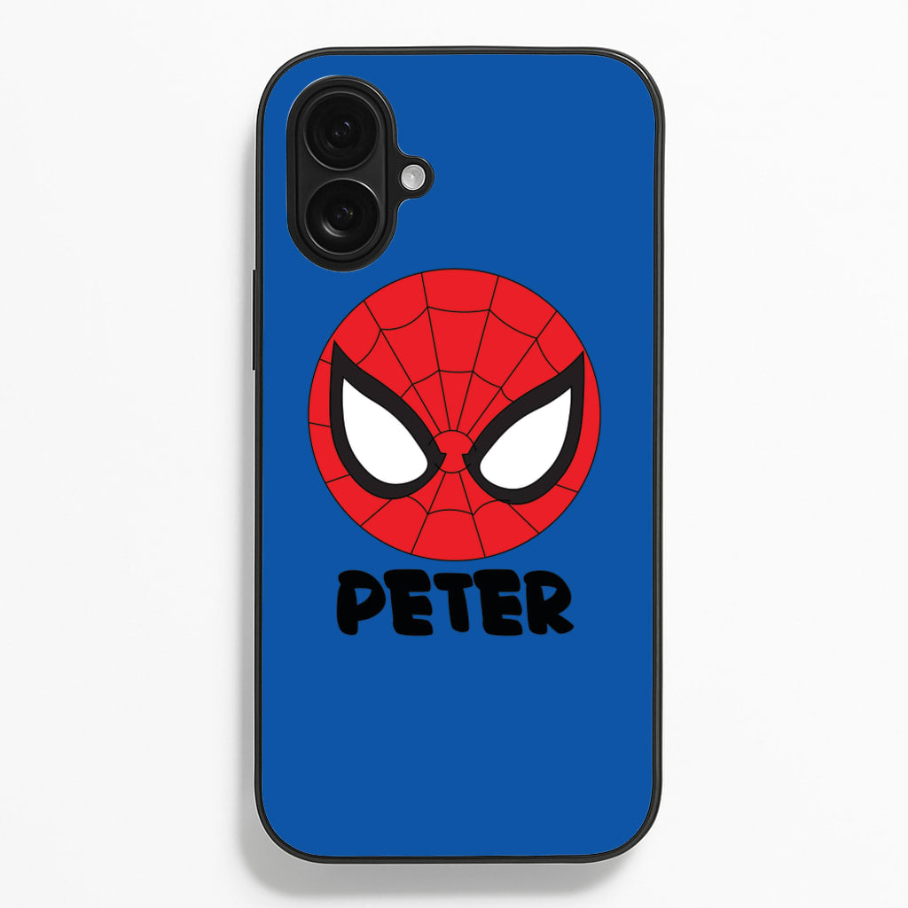 SpiderMan - Personalised Superhero Comic  - Marvel Phone Case for iPhone 16 Plus