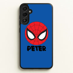 SpiderMan - Personalised Superhero Comic  - Marvel Phone Case for Galaxy A34