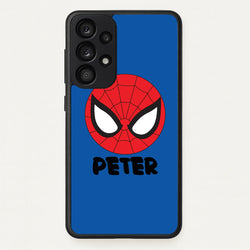 SpiderMan - Personalised Superhero Comic  - Marvel Phone Case for Galaxy A53