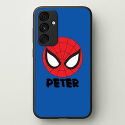 SpiderMan - Personalised Superhero Comic  - Marvel Phone Case for Galaxy A35