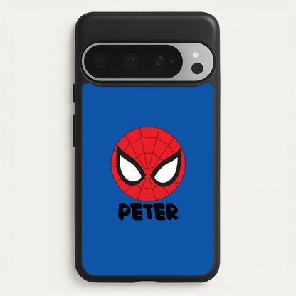 SpiderMan - Personalised Superhero Comic  - Marvel Phone Case for Google Pixel 9 Pro XL