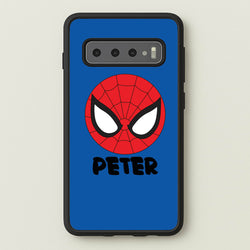SpiderMan - Personalised Superhero Comic  - Marvel Phone Case for Galaxy S10 Plus