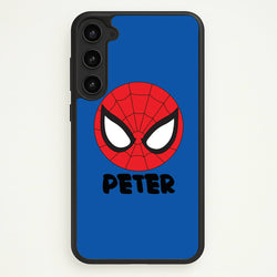 SpiderMan - Personalised Superhero Comic  - Marvel Phone Case for Galaxy S23 Plus