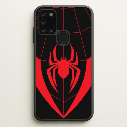 Red And Black Spider Costume   - Marvel Phone Case for Galaxy A21s