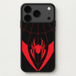 Red And Black Spider Costume Phone Case for iPhone 17 Pro Max