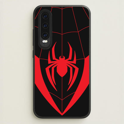 Red And Black Spider Costume   - Marvel Phone Case for Huawei P30