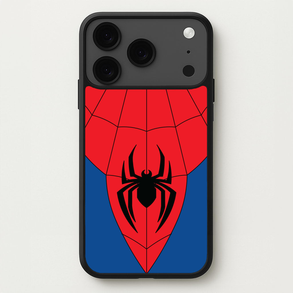 Red And Blue Spider Costume Phone Case for iPhone 17 Pro Max