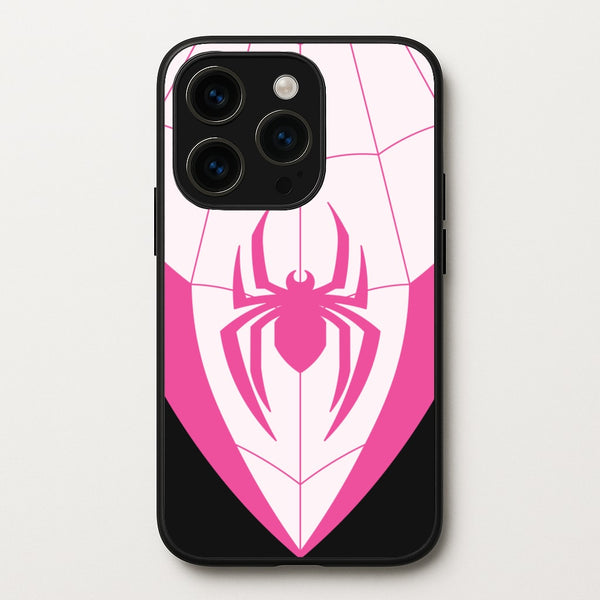 Pink And Black Spider Costume  - Marvel Phone Case for iPhone 14 Pro