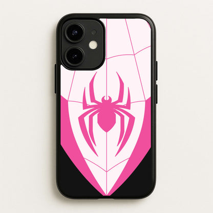 Pink And Black Spider Costume  - Marvel Phone Case for iPhone 12 / 12 Pro