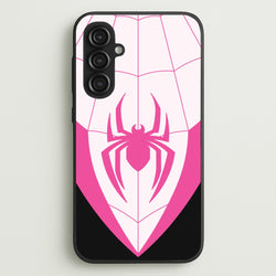 Pink And Black Spider Costume  - Marvel Phone Case for Galaxy S23FE
