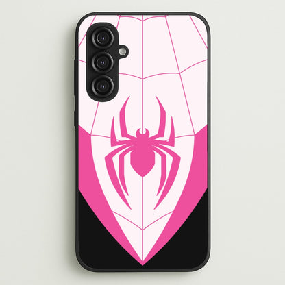 Pink And Black Spider Costume  - Marvel Phone Case for Galaxy S23FE