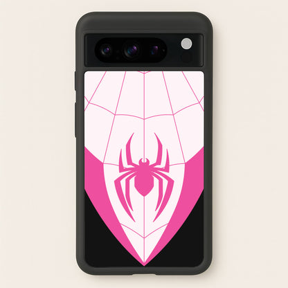 Pink And Black Spider Costume  - Marvel Phone Case for Google Pixel 8 Pro