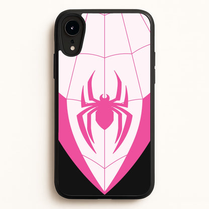 Pink And Black Spider Costume  - Marvel Phone Case for iPhone XR
