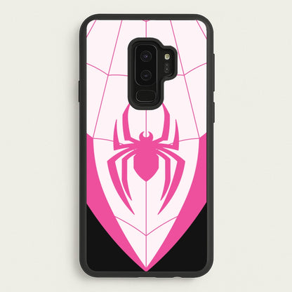 Pink And Black Spider Costume  - Marvel Phone Case for Galaxy S9 Plus