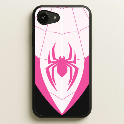 Pink And Black Spider Costume  - Marvel Phone Case for iPhone 16e
