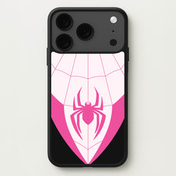 Pink And Black Spider Costume Phone Case for iPhone 17 Pro Max