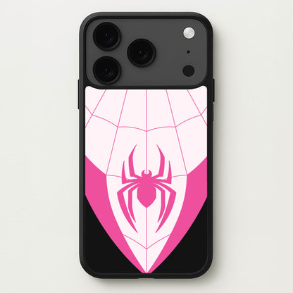 Pink And Black Spider Costume Phone Case for iPhone 17 Pro Max