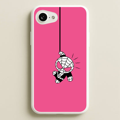 Pink Hanging Spider Hero   - Marvel Phone Case for iPhone 16e