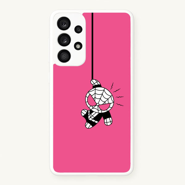 Pink Hanging Spider Hero   - Marvel Phone Case for Galaxy A33