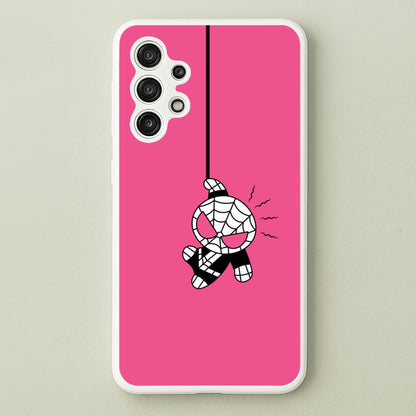 Pink Hanging Spider Hero   - Marvel Phone Case for Galaxy A13