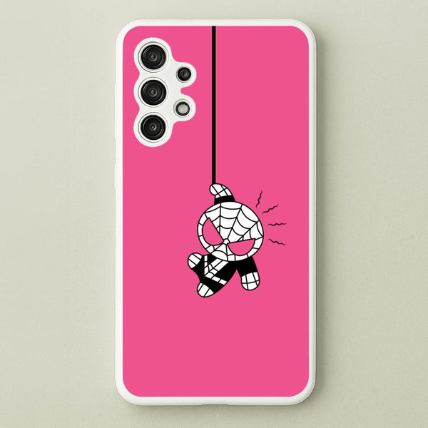 Pink Hanging Spider Hero   - Marvel Phone Case for Galaxy A13
