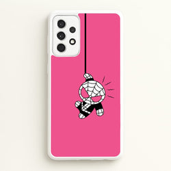 Pink Hanging Spider Hero   - Marvel Phone Case for Galaxy A52 / A52s