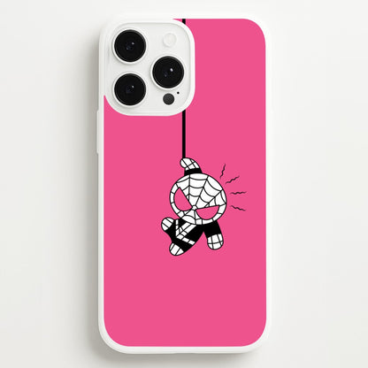 Pink Hanging Spider Hero   - Marvel Phone Case for iPhone 13 Pro Max