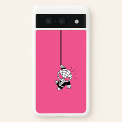Pink Hanging Spider Hero   - Marvel Phone Case for Google Pixel 8