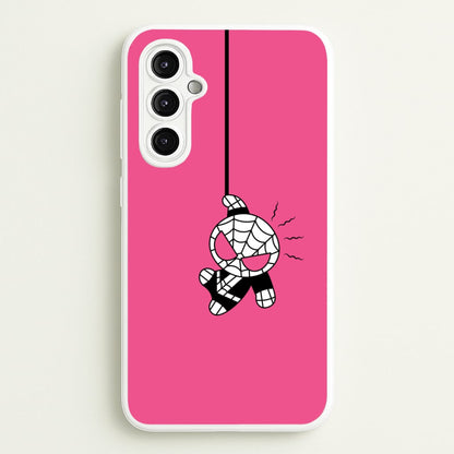 Pink Hanging Spider Hero   - Marvel Phone Case for Galaxy A14