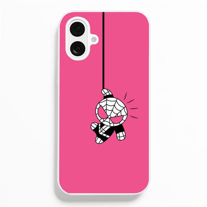 Pink Hanging Spider Hero  Phone Case