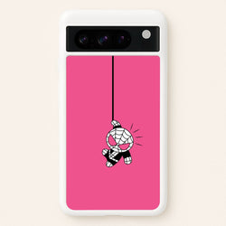 Pink Hanging Spider Hero   - Marvel Phone Case for Google Pixel 8 Pro