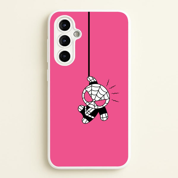 Pink Hanging Spider Hero   - Marvel Phone Case for Galaxy A54