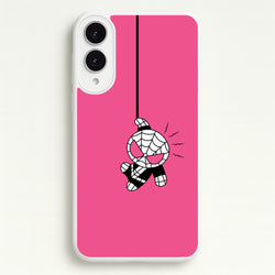 Pink Hanging Spider Hero   - Marvel Phone Case for Galaxy S25 Edge