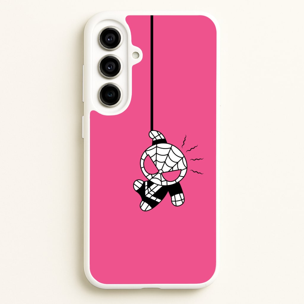 Pink Hanging Spider Hero   - Marvel Phone Case for Galaxy A56