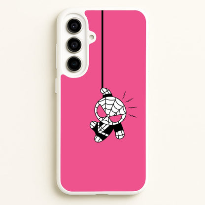 Pink Hanging Spider Hero   - Marvel Phone Case for Galaxy A56