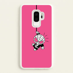 Pink Hanging Spider Hero   - Marvel Phone Case for Galaxy S9 Plus