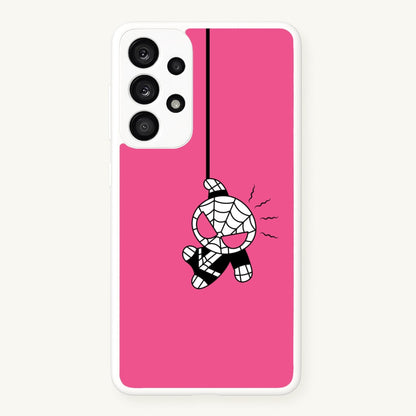 Pink Hanging Spider Hero   - Marvel Phone Case for Galaxy A53