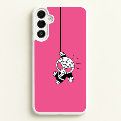 Pink Hanging Spider Hero   - Marvel Phone Case for Galaxy A36