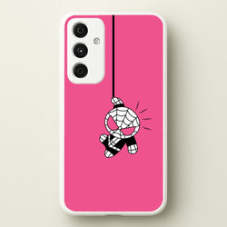 Pink Hanging Spider Hero   - Marvel Phone Case for Galaxy A35