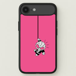 Pink Hanging Spider Hero Phone Case for iPhone 17 Air