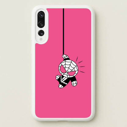 Pink Hanging Spider Hero   - Marvel Phone Case for Huawei P20 Pro