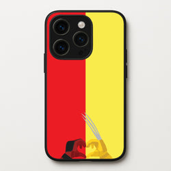Red And Yellow Heroes Love Heart  - Marvel Phone Case for iPhone 14 Pro Max