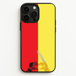 Red And Yellow Heroes Love Heart  - Marvel Phone Case for iPhone 13 Pro Max