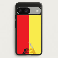 Red And Yellow Heroes Love Heart  - Marvel Phone Case for Google Pixel 9 / 9 Pro