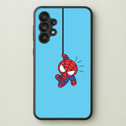 Blue Hanging Spider Hero  - Marvel Phone Case for Galaxy A13