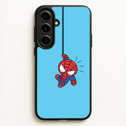 Blue Hanging Spider Hero  - Marvel Phone Case for Galaxy A56