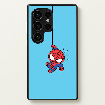 Blue Hanging Spider Hero  - Marvel Phone Case for Galaxy S24 Ultra