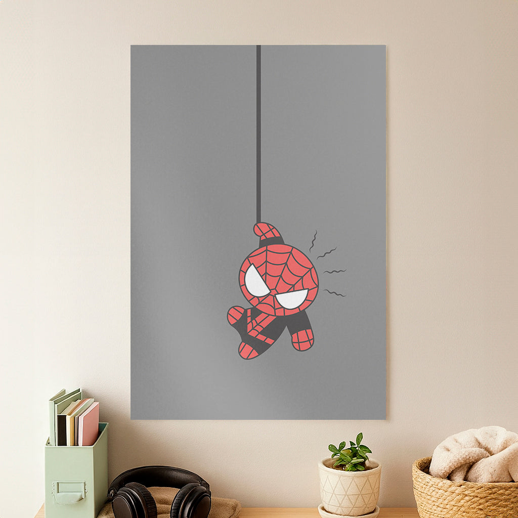 Gray Hanging Spider Hero Poster
