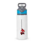Gray Hanging Spider Hero Active Water Bottle 2