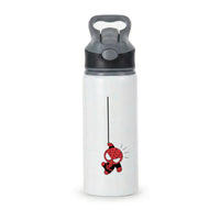 Gray Hanging Spider Hero Active Water Bottle